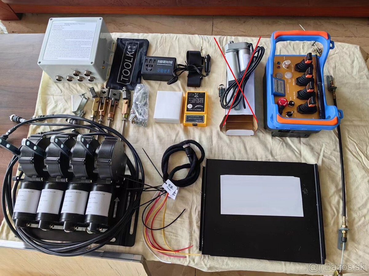 Diaľkove hydraulicke ovladanie 4 pohyby NOVĚ