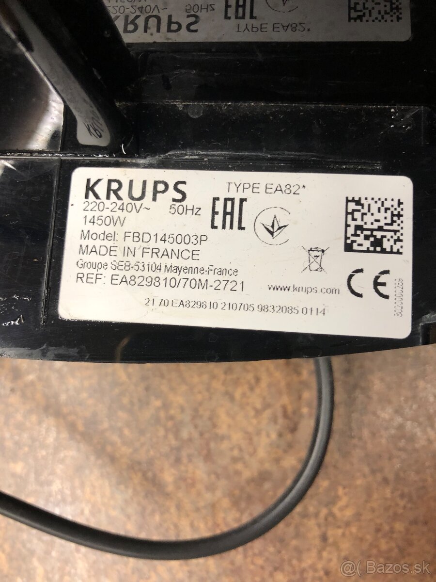 Predám kávovar KRUPS EA829810 espresso