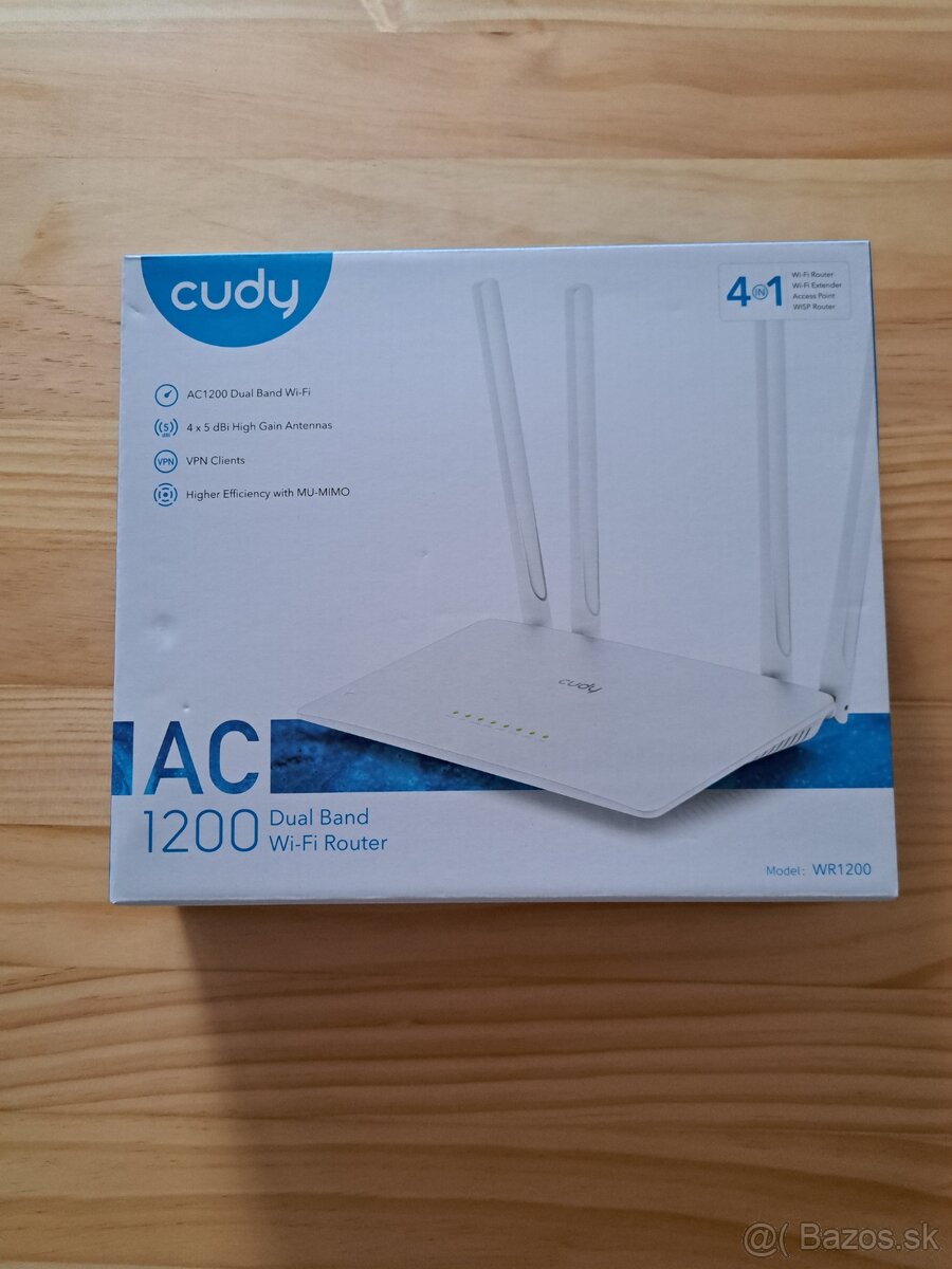 Router CUDY AC 1200 Dual Band Wi-Fi 4 v 1