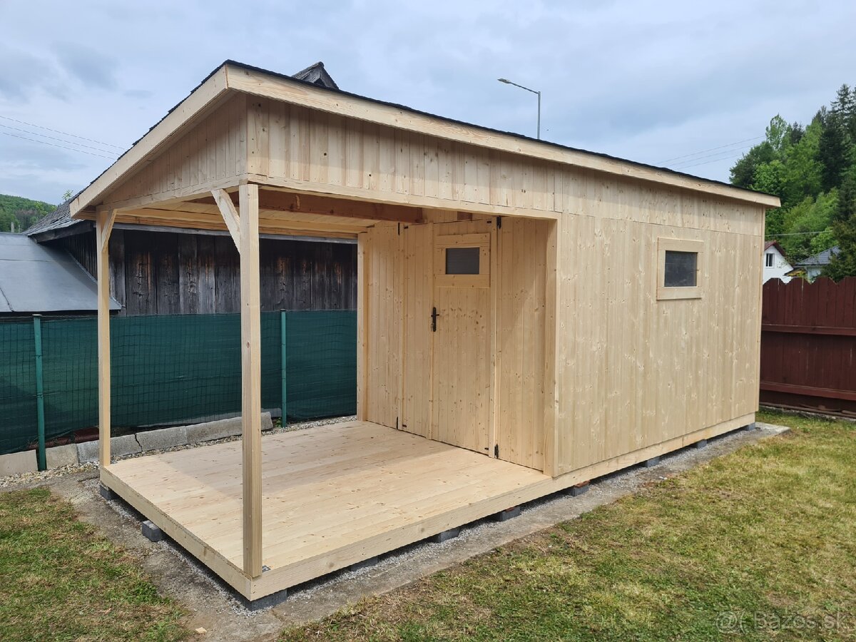 Záhradný domček 2.5x6.25 DOPRAVA cela SR ZDARMA