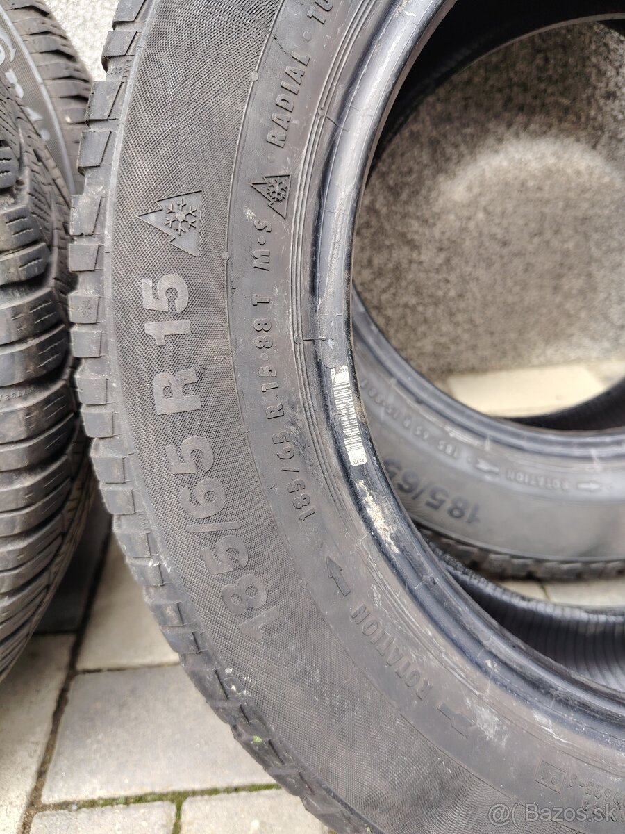 Predám Zimné pneu 185/65R15 88T