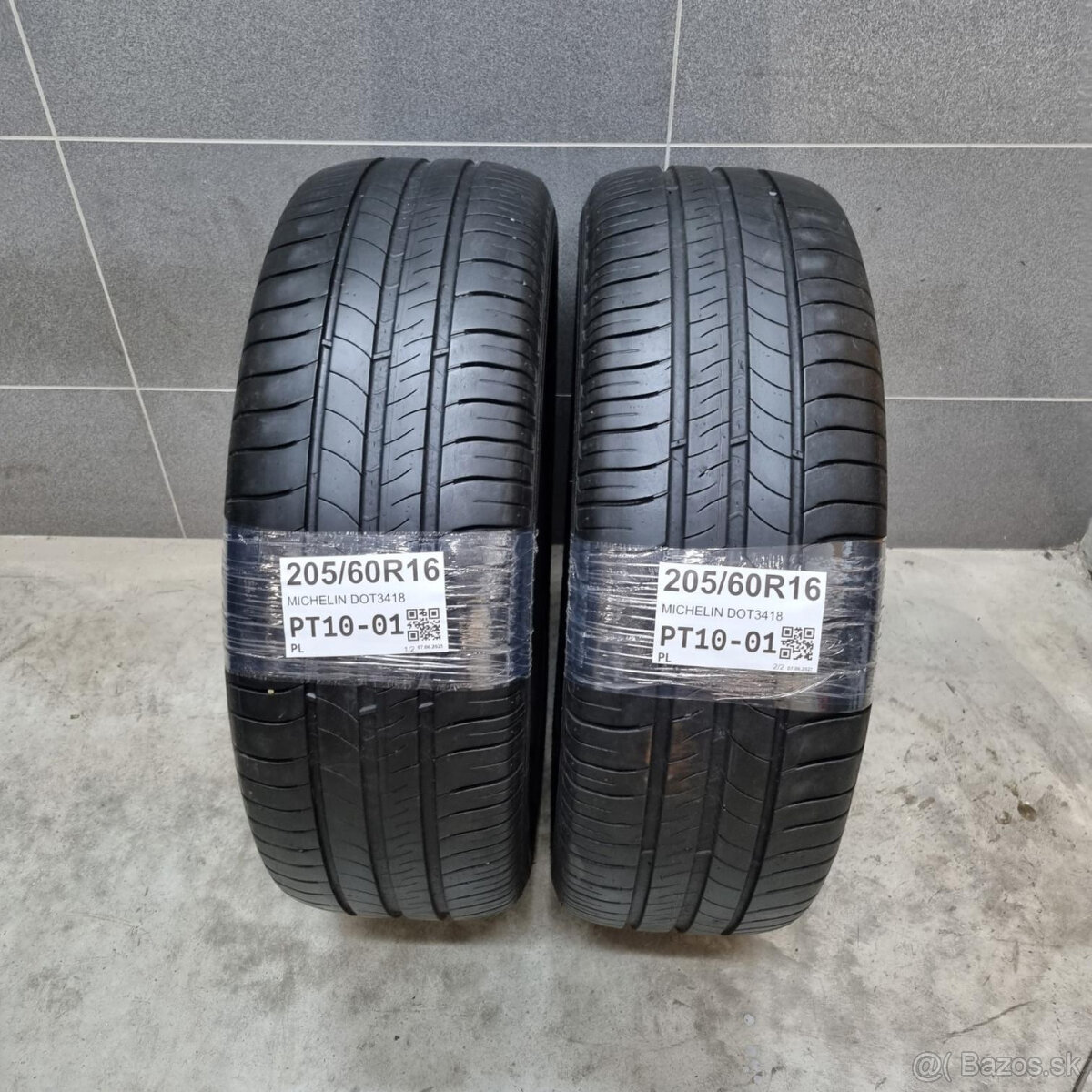 Letné pneumatiky 205/60 R16 MICHELIN DOT3418