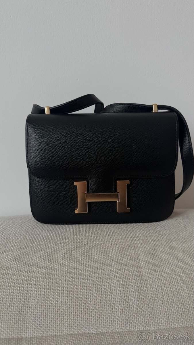 Čierna kabelka Hermes