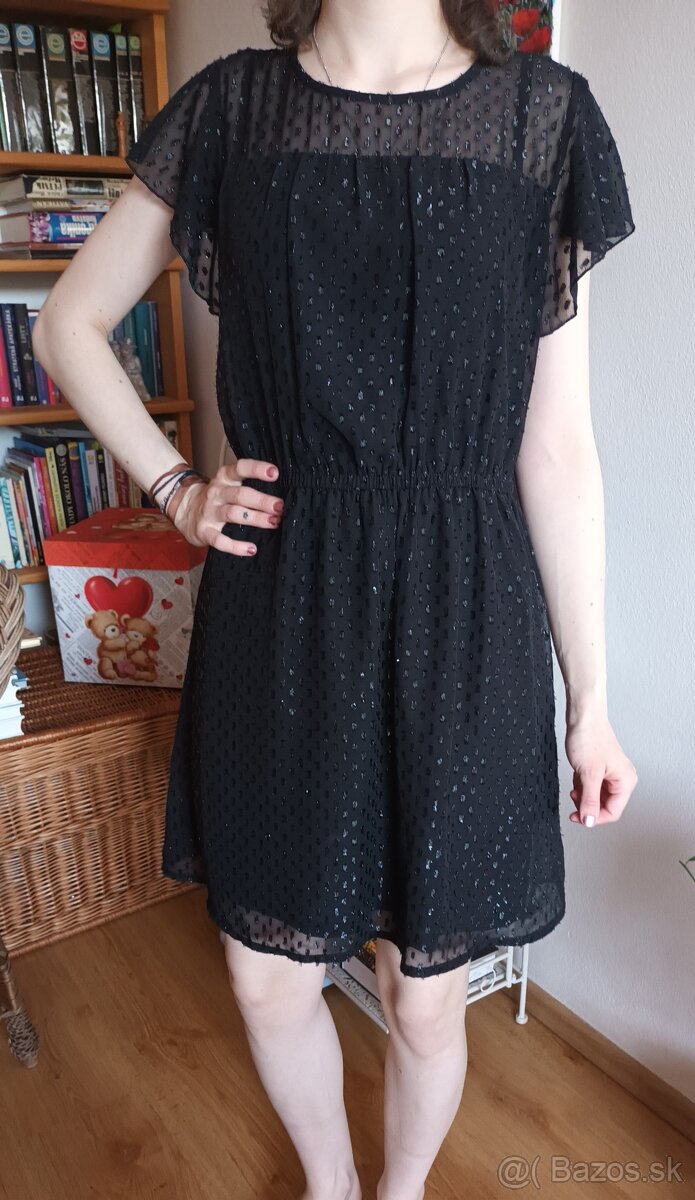 Dámske čierne letné šaty