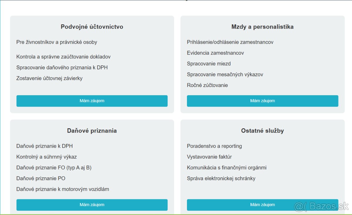 účtovníctvo bez starostí
