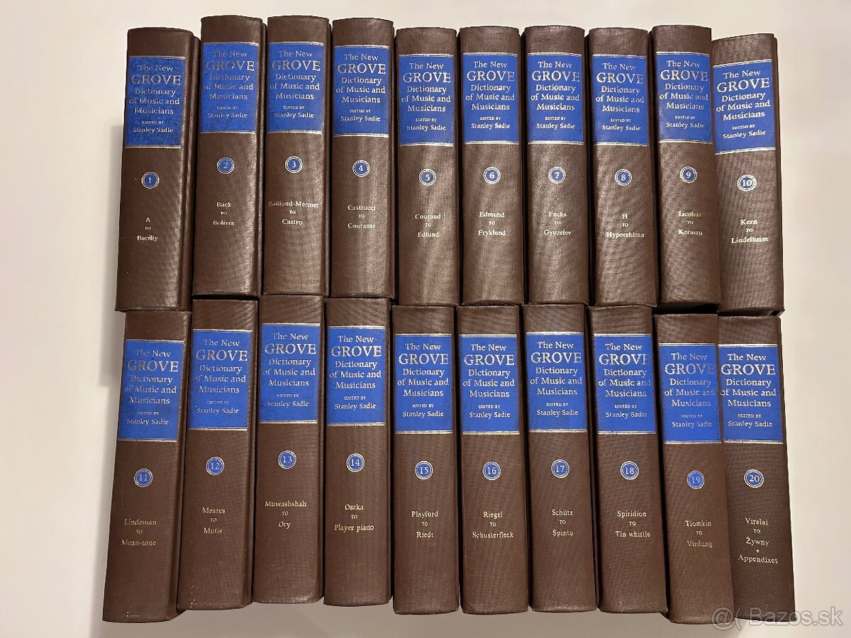 Hudobná encyklopédia v angličtine - 20 dielov