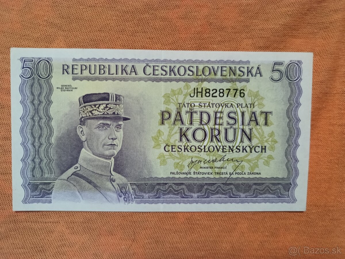 Bankovky ČSR - 60