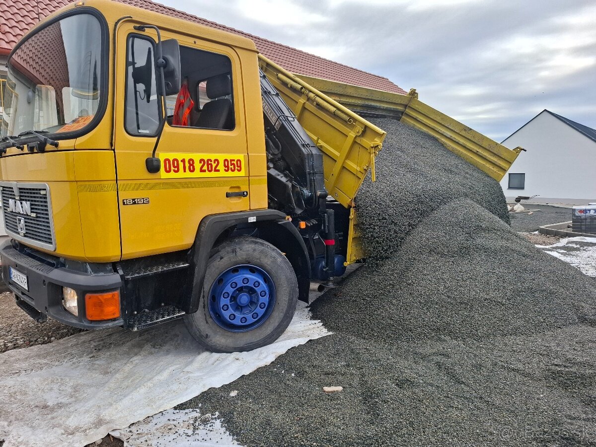 Autodoprava nákladnými autami/Zemné práce bager traktorbage