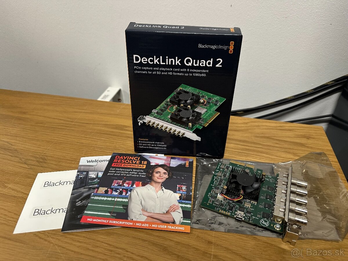 Predám Blackmagic Design Decklink Quad 2 alebo Duo 2
