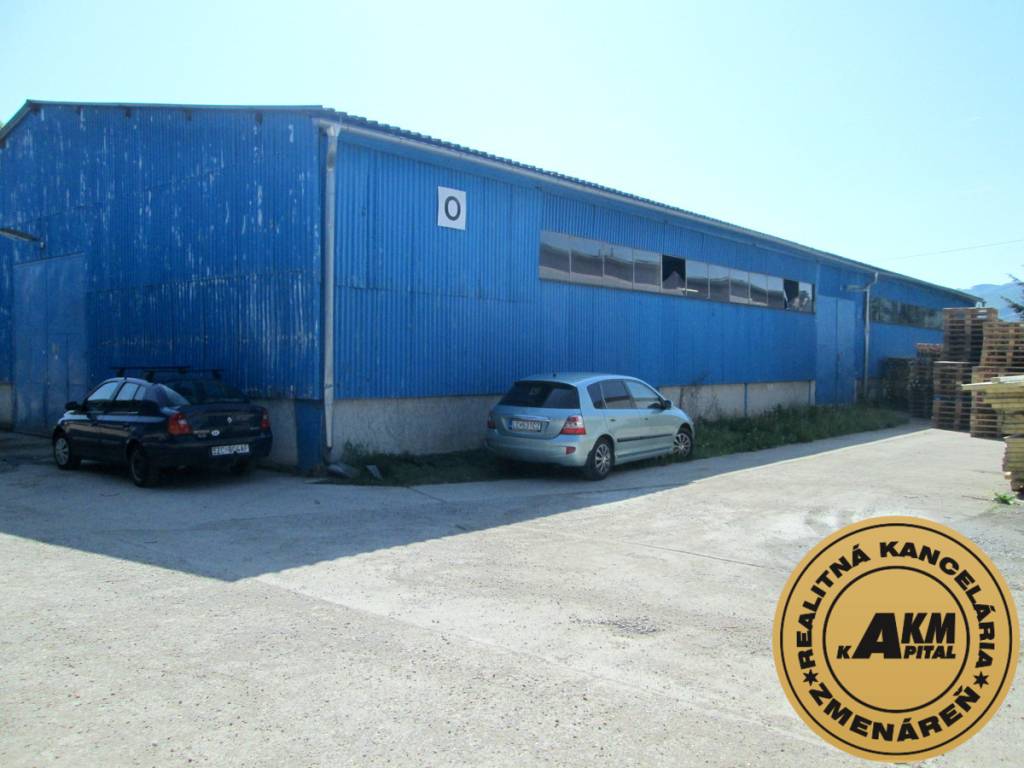 Oceľová, zateplená hala, 200 m2, Zvolen