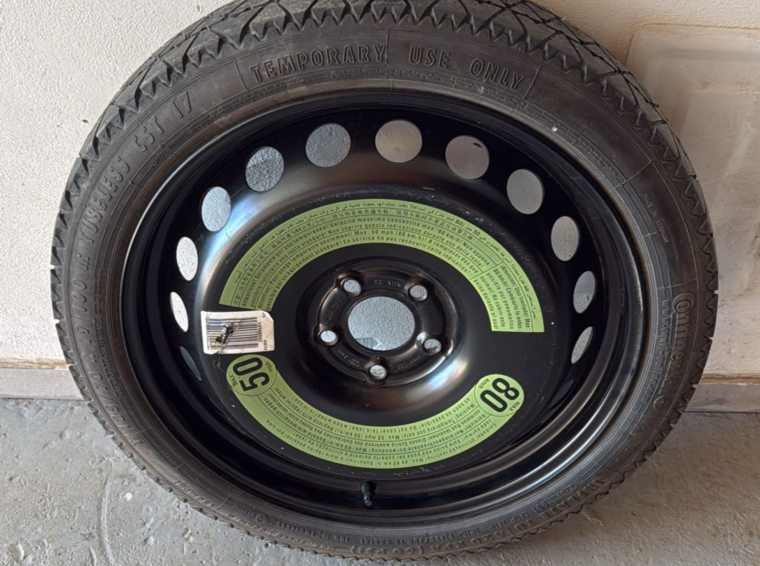 Dojazdové koleso 125/70 R19 5x112 stred 66,6
