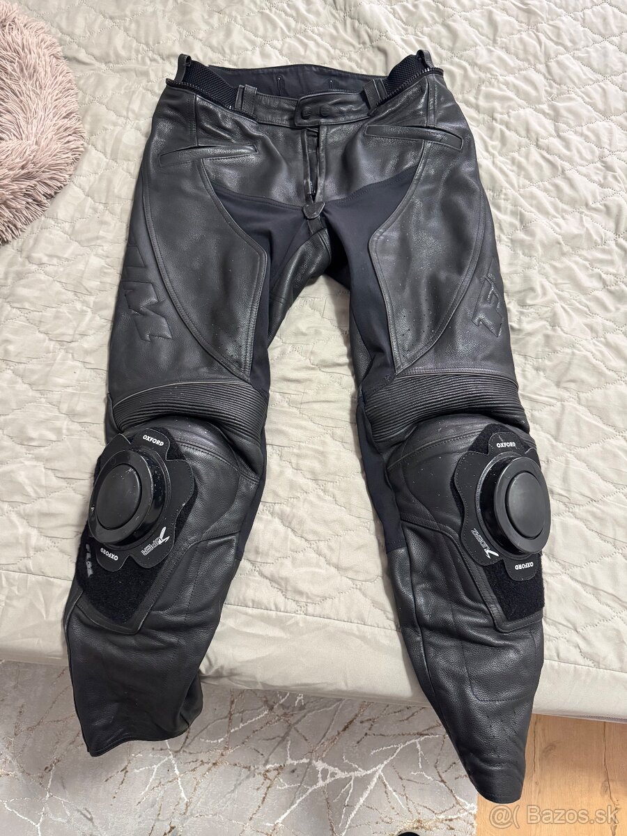 Kožené moto nohavice FLM