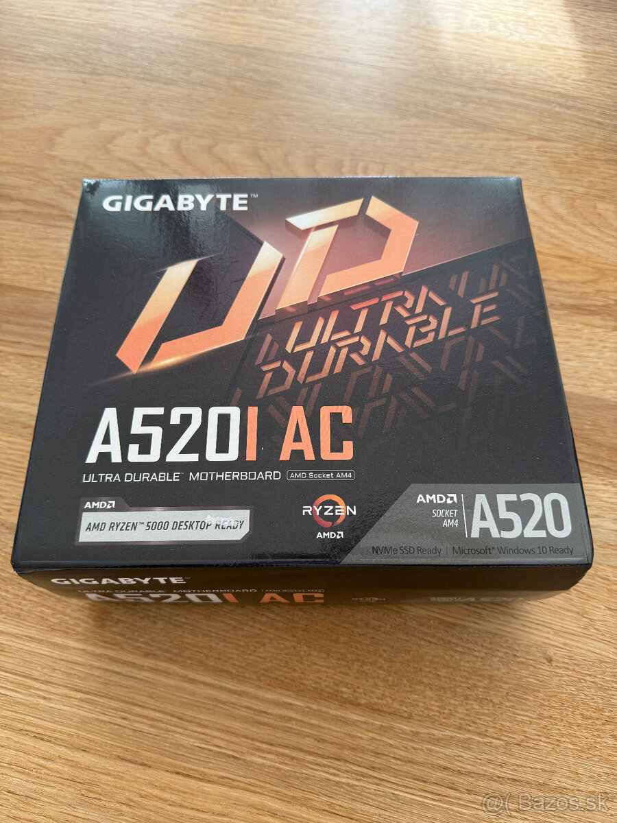 AM4 ITX combo: 5700x3d CPU, 32GB RAM, A520i doska