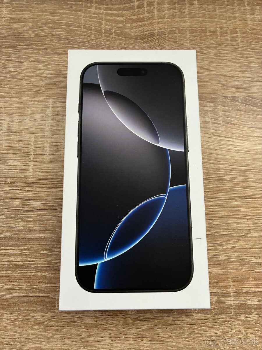 IPHONE 16 PRO 256GB ČIERNY
