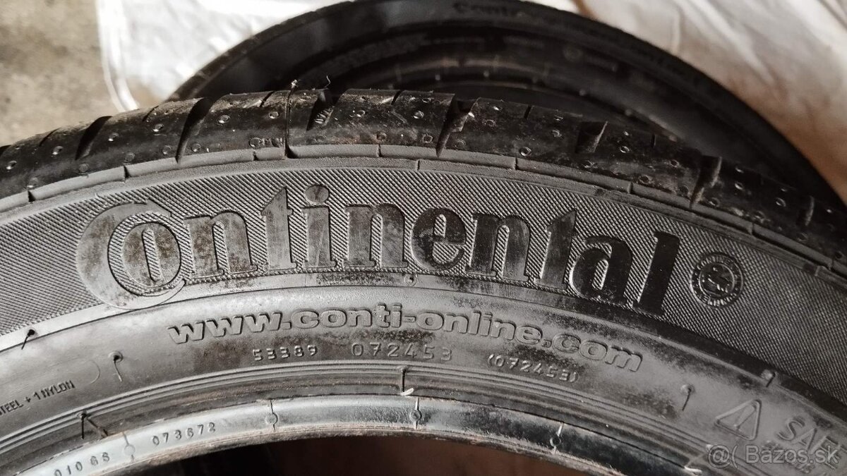 2X ZANOVNE LETNE PNEU.195/55R16 CONTINENTAL
