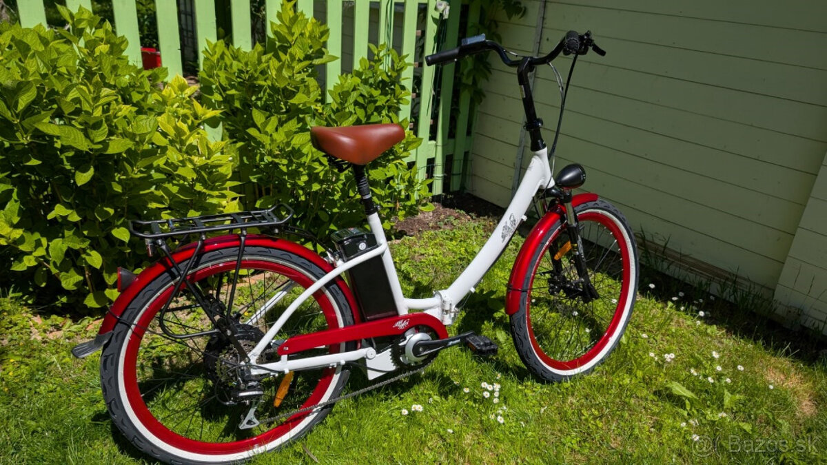 Predám skladací 26" elektrobicykel