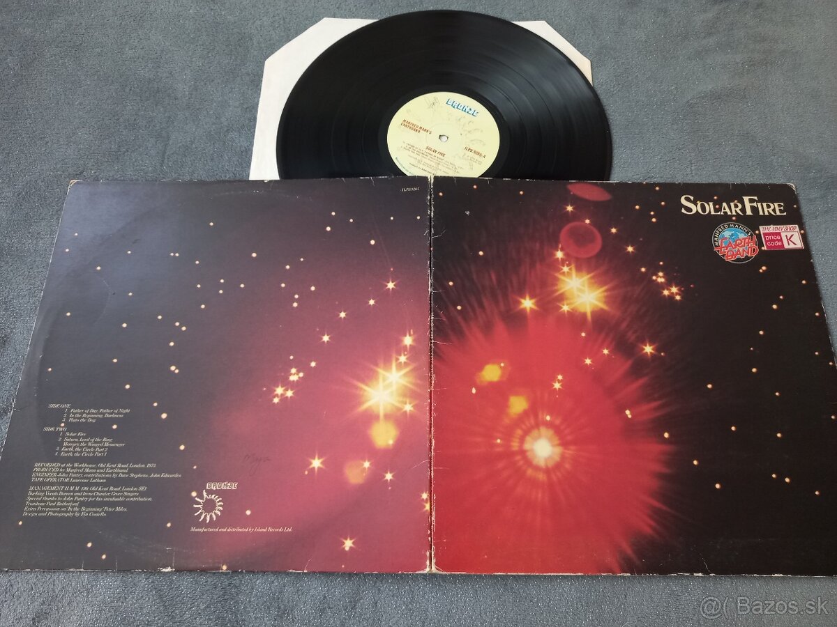 MANFRED MANN S EARTH BAND  „Solar Fire“ /Bronze 1973/rozkl,