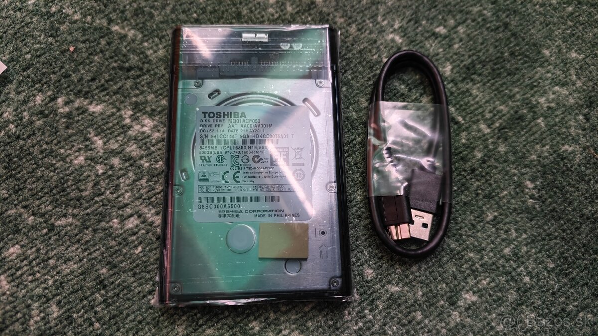 Externy HDD 500GB