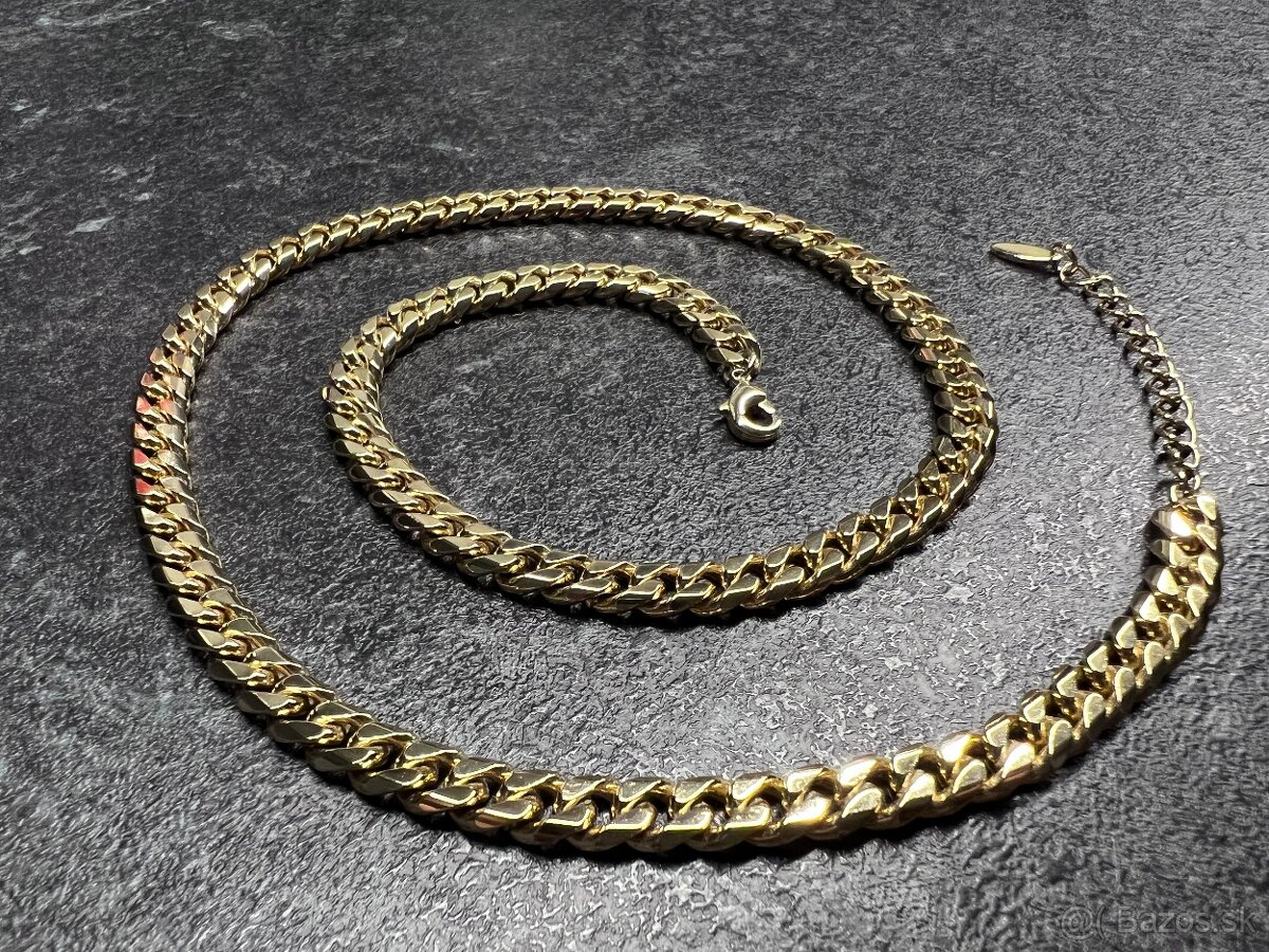 Zlatá retiazka 7mm – kubánska (Cuban Chain)
