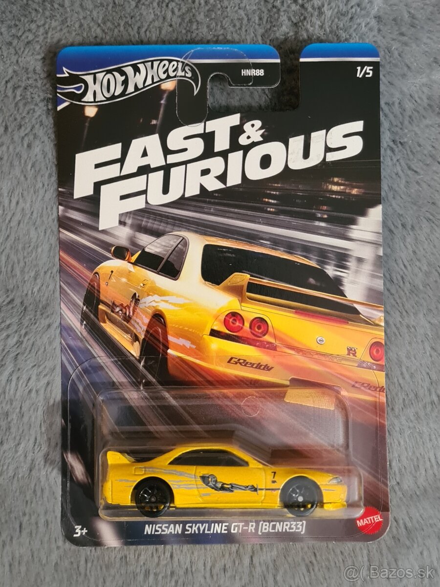 Hot Wheels Fast and Furious Nissan Skyline GTR