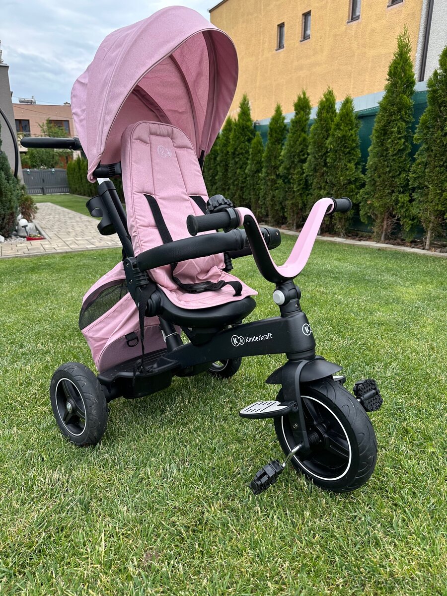 Kinderkraft 5 v 1 trojkolka otočnú