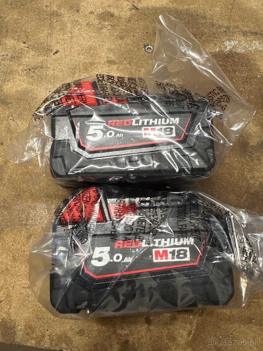 Milwaukee baterka 5,0ah