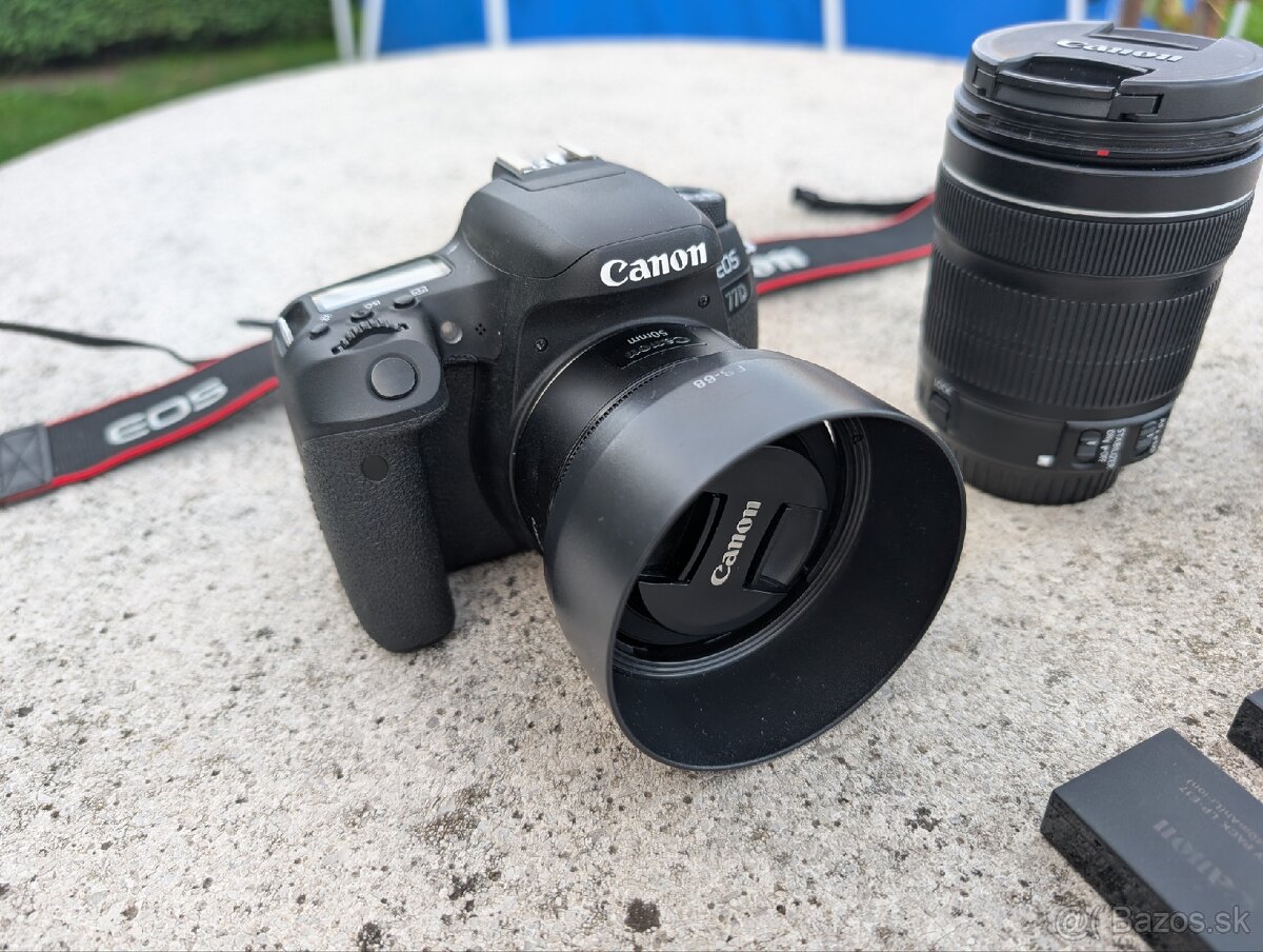 Canon EOS 77D + 50mm f/1.8 + 18-135mm f/3.5-5.6