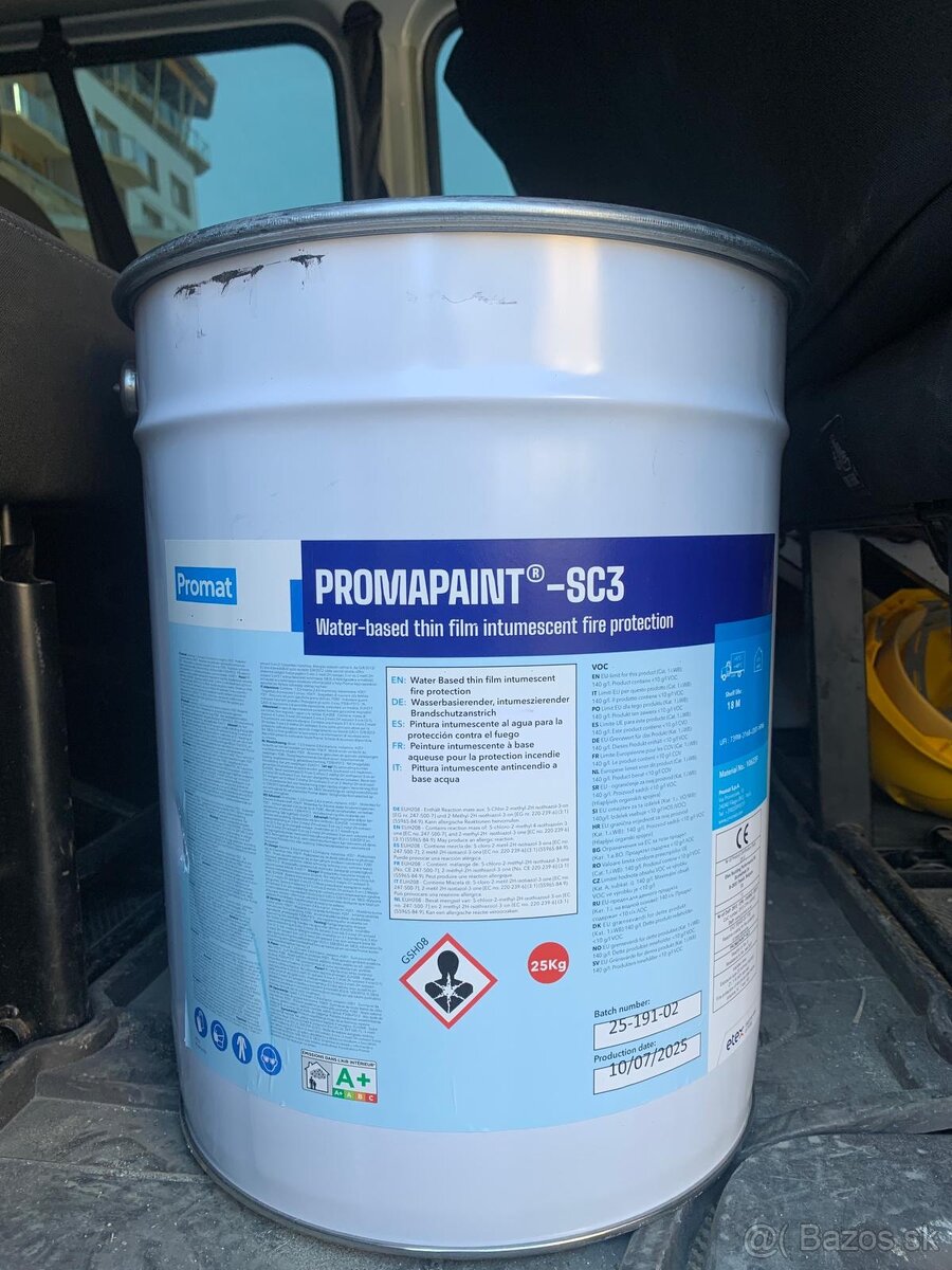 Promat Promapaint SC3, protipožiarná farba