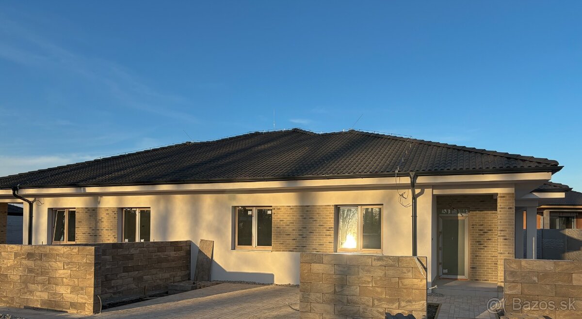 Novostavba 4-izbového dvojdomu s výbornou dispozíciou