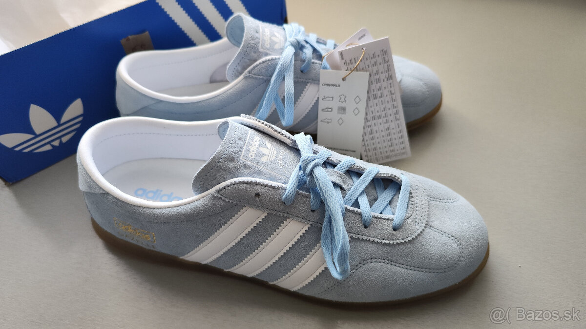 Adidas Gazelle Lo Pro svetlomodré, veľkosť 43 1/3 (UK 9)