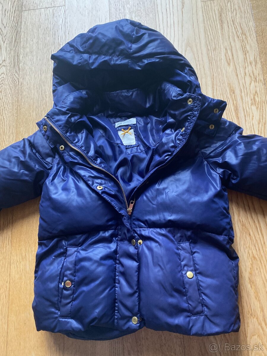 Dievčenská zimná bunda H&M , veľ 140