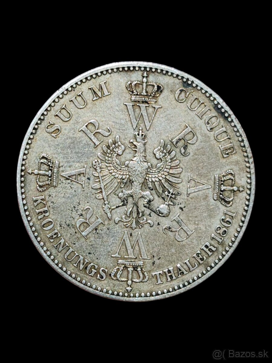 1 Toliar 1861 Korunovácia