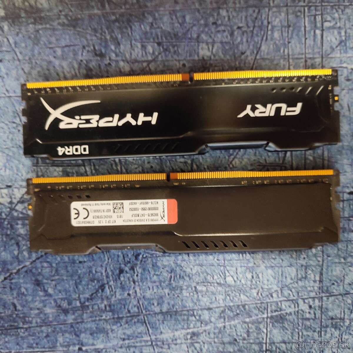 HyperX 8 GB KIT(2x4GB) DDR4 2400 MHz CL15 Fury Black Series