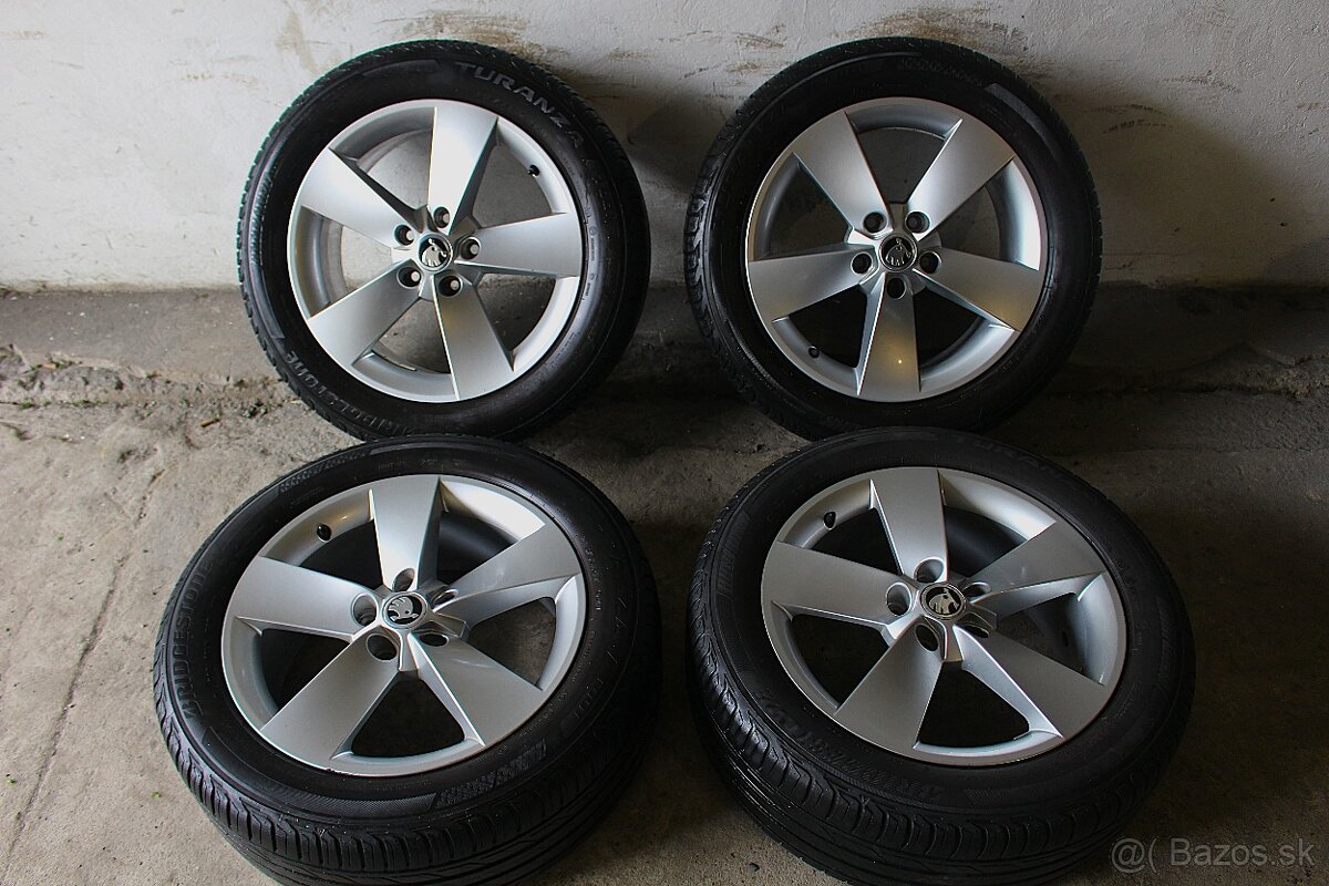 17”---ORIG---ŠKODA---SUPERB--RATIKON---5x112 R17--LETNA SADA