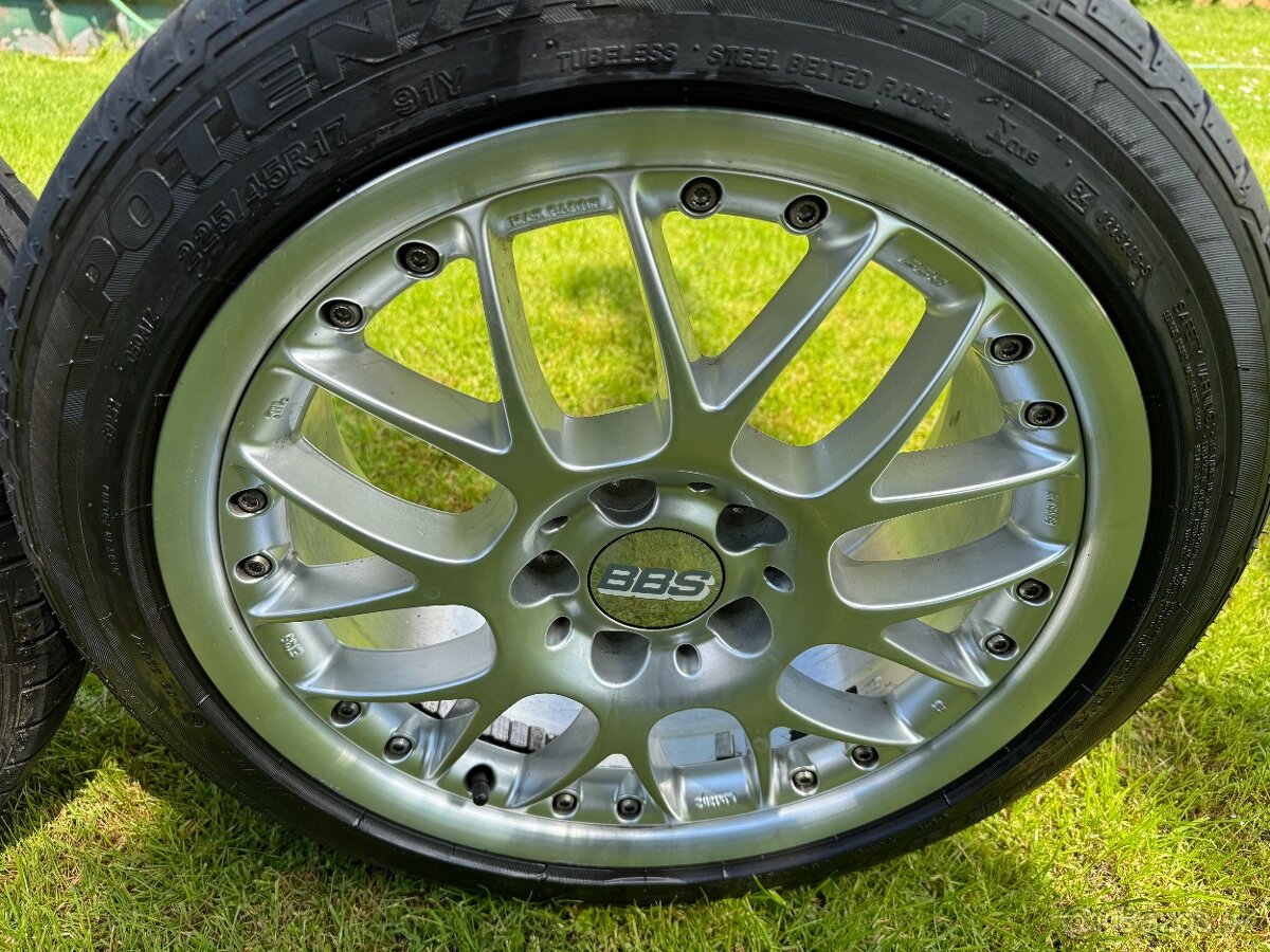 Kované disky BBS R17 5x112 ET35 + skrutky