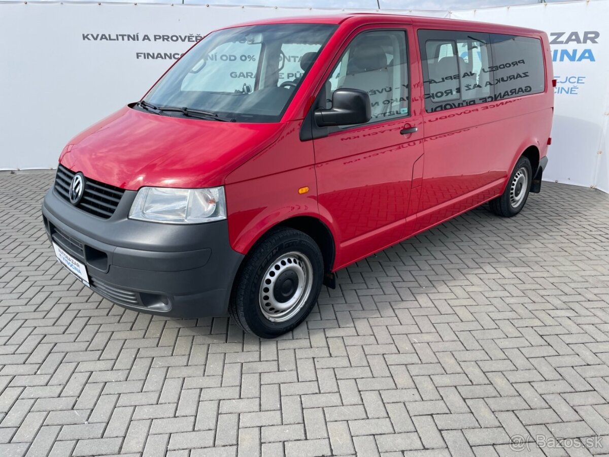 Volkswagen Transporter T5 LONG 2.5TDi 96kW ČR 1.maj.