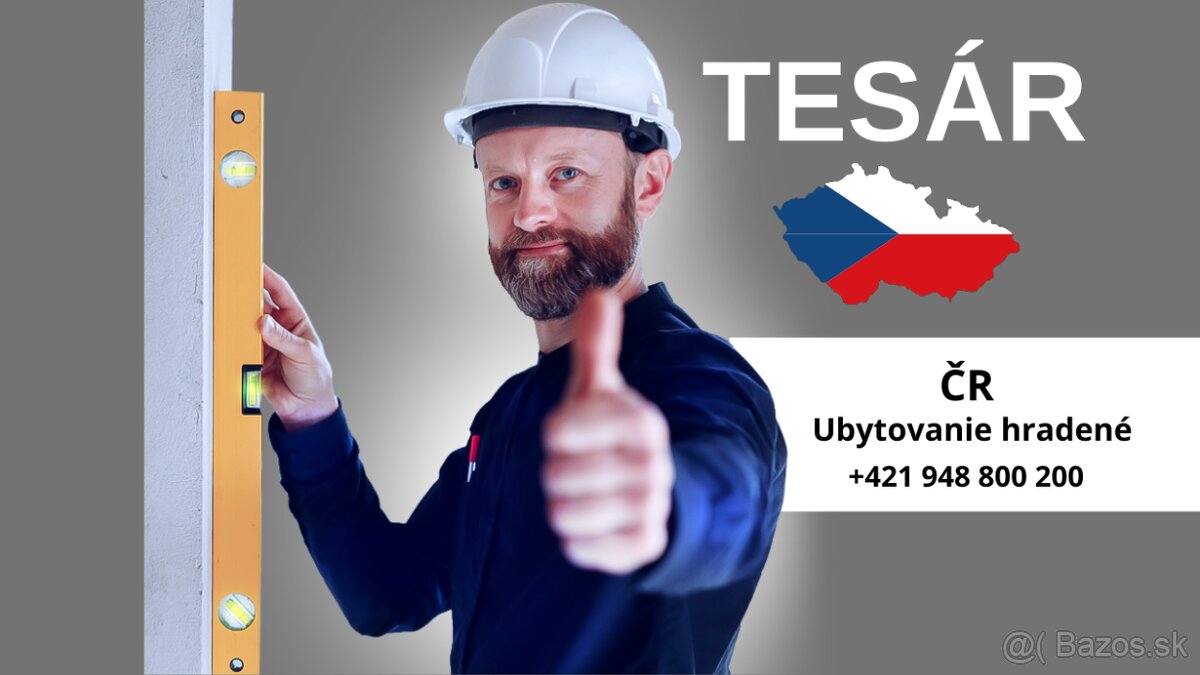 Hľadáme tesárov práca v ČR