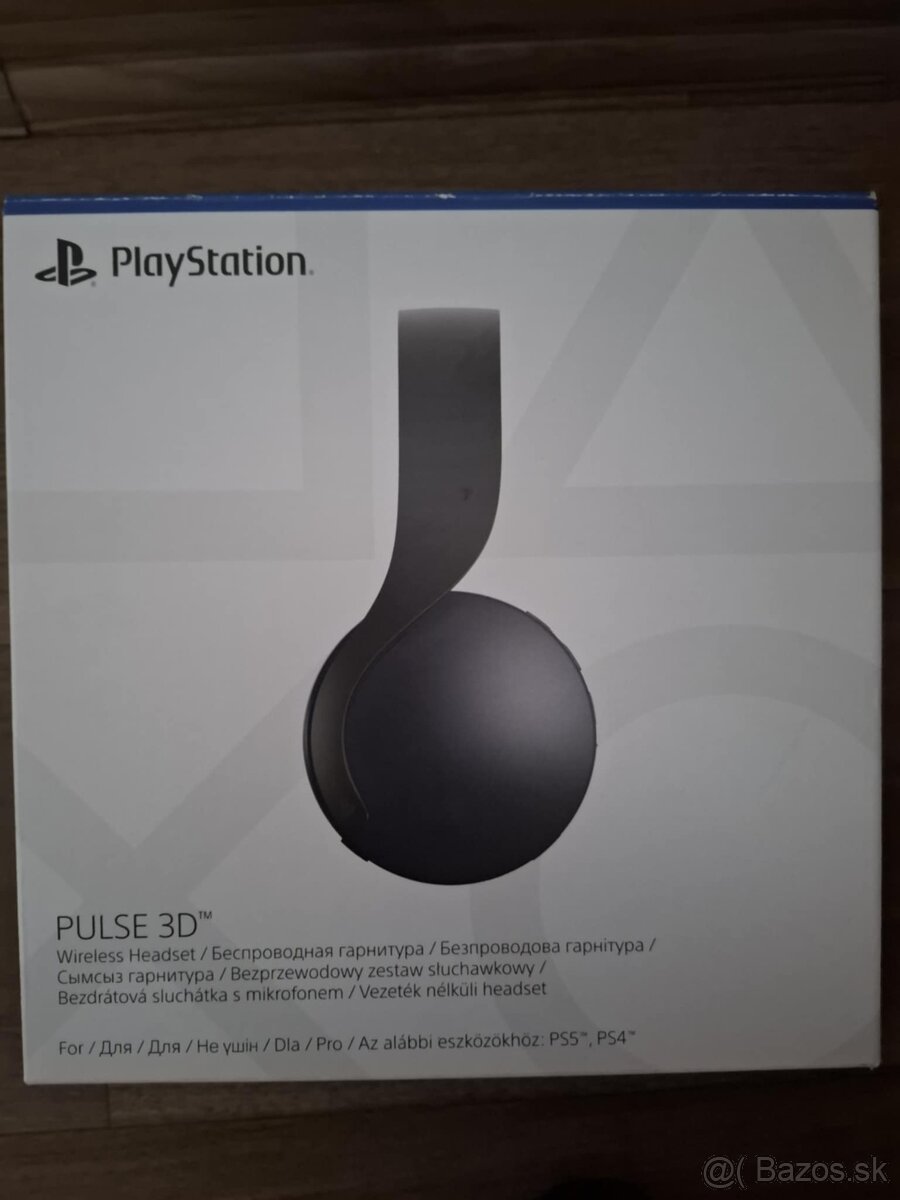 Herné slúchadla PS5 3D PULSE BLACK