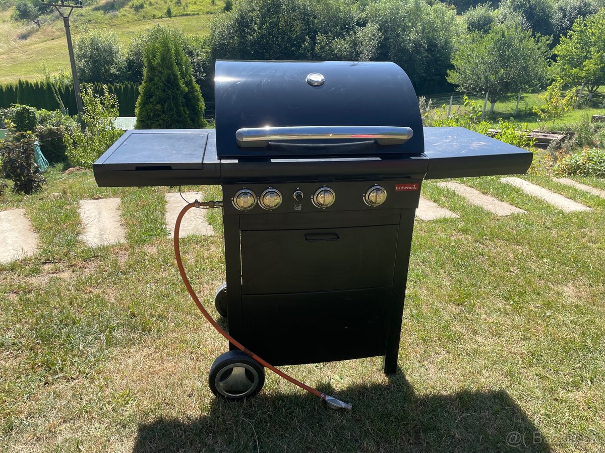 Plynový gril Barbecook – 4-horákový + bočný varič