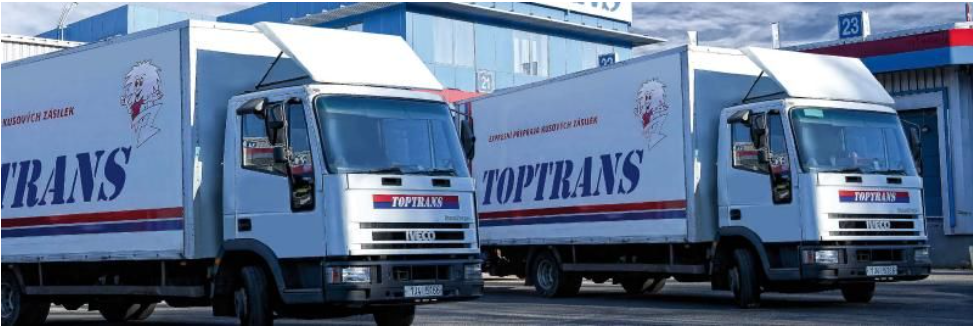Kuriér TOPTRANS nad 3,5 t. preprava zásielok - BA a TT kraj
