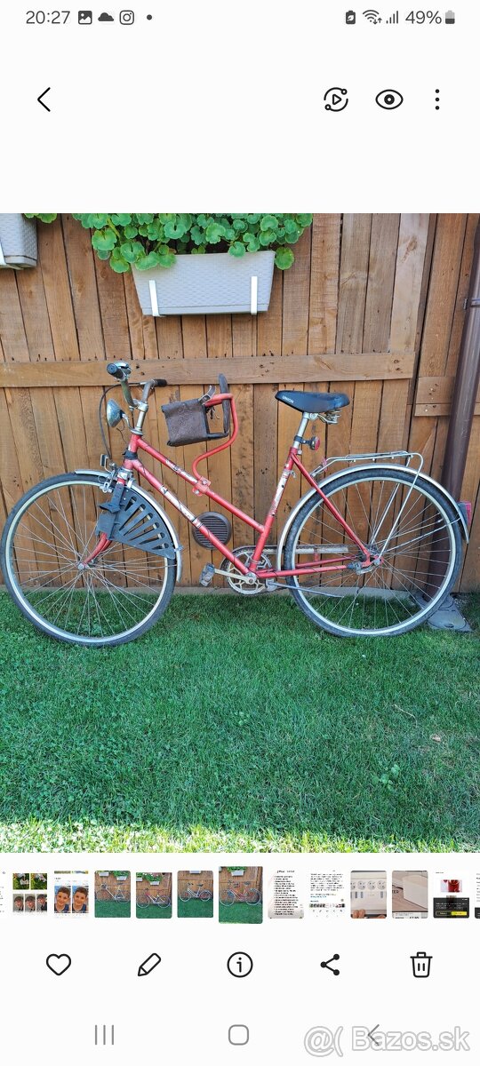 Dámsky bicykel