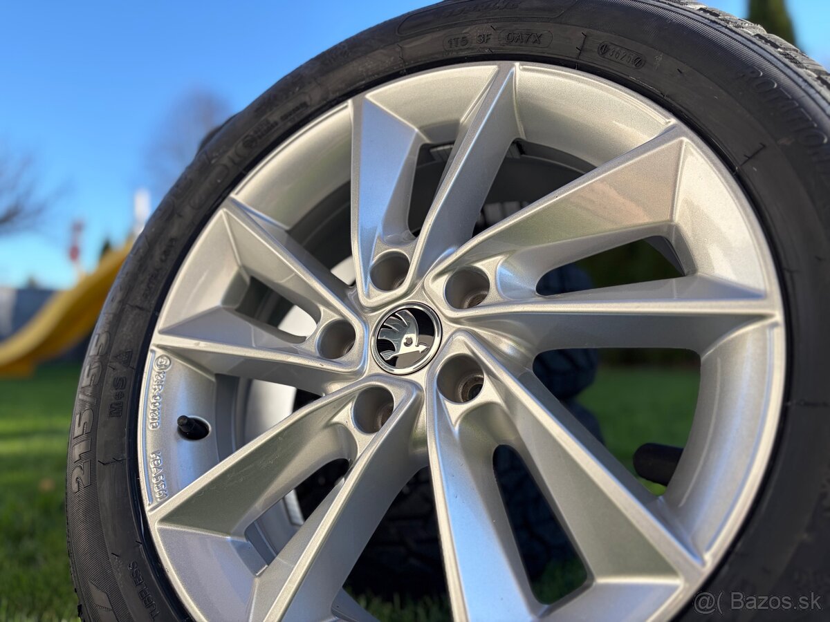 č13 Zimná sada na SKODA SUPERB 215/55 R17
