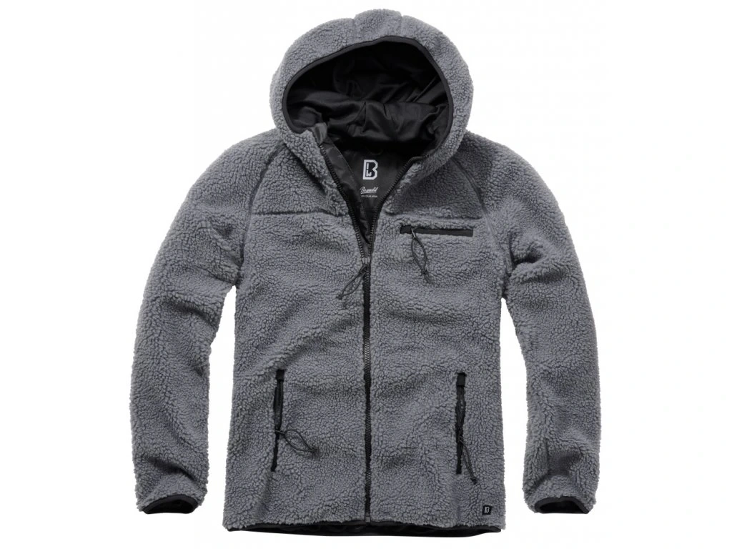 BRANDIT Teddyfleece Worker Jacket Antracit