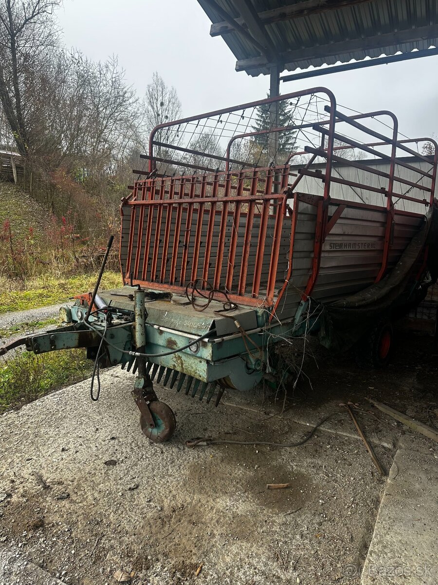 Zberací voz na seno a slamu – 18 m³, plne funkčný