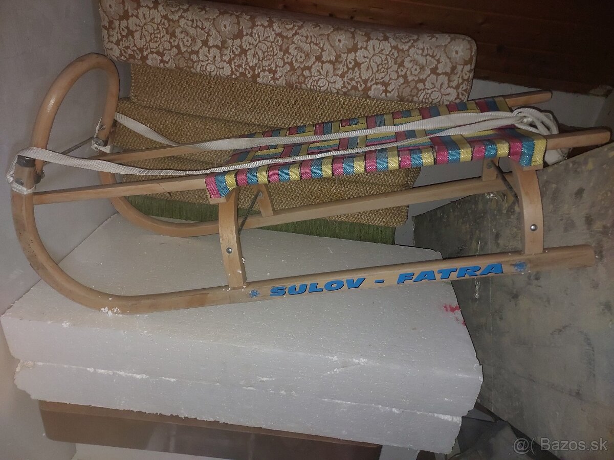 Predám detské drevené sánky sulov-fatra