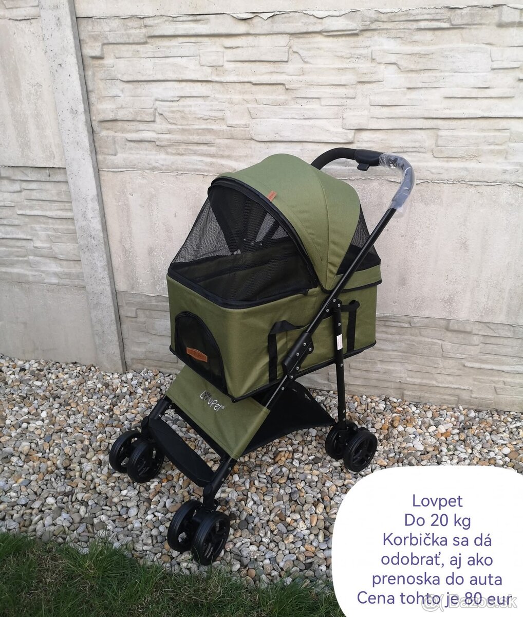 Kočíky pre psy Pawhut