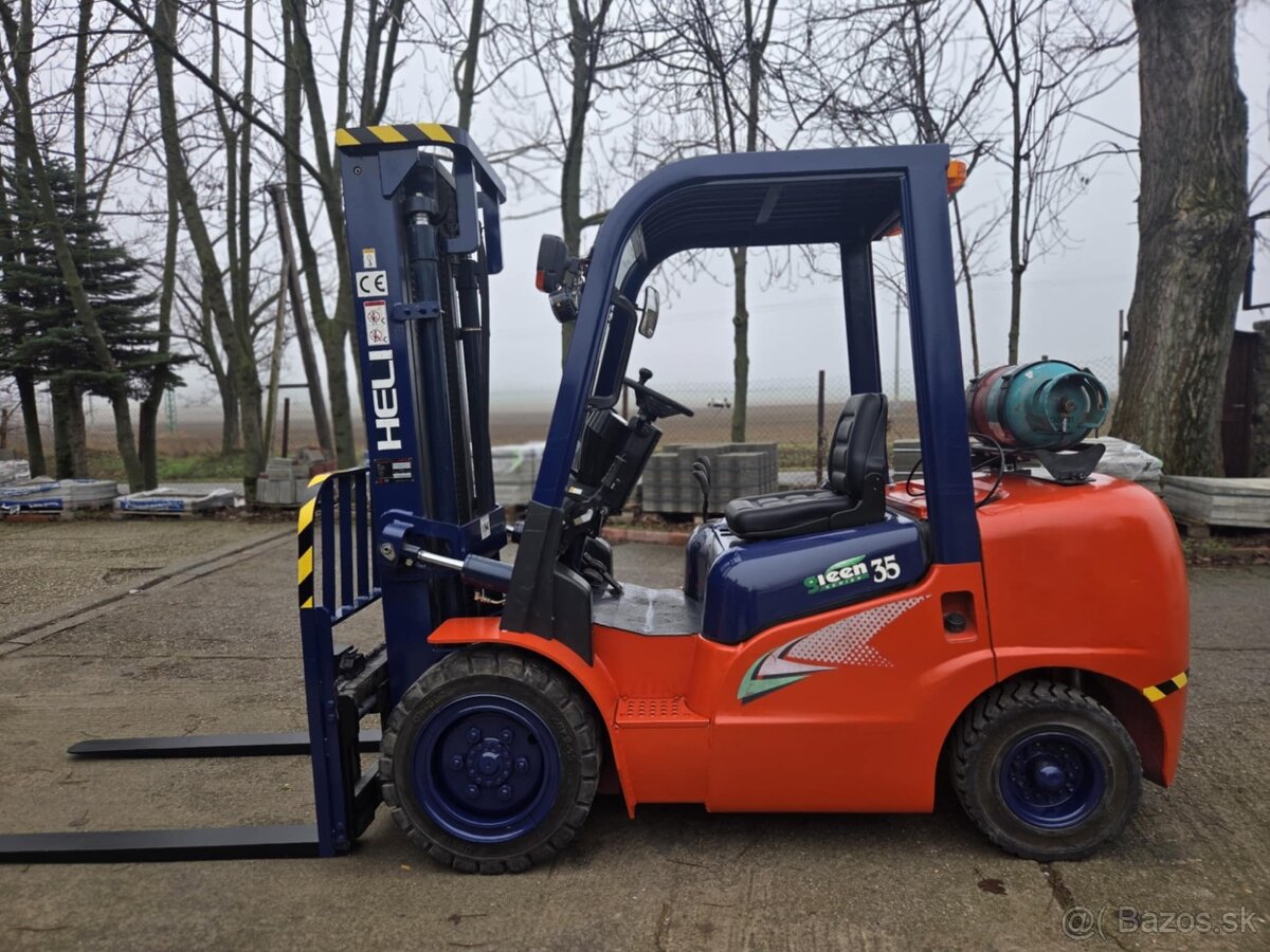 Vysokozdvižný vozík HELI CPQD35 LPG 3500kg