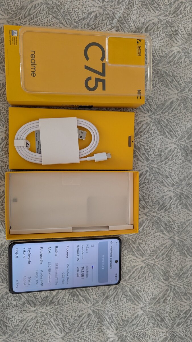 Predám Realme C75 8/256gb top stav záruka