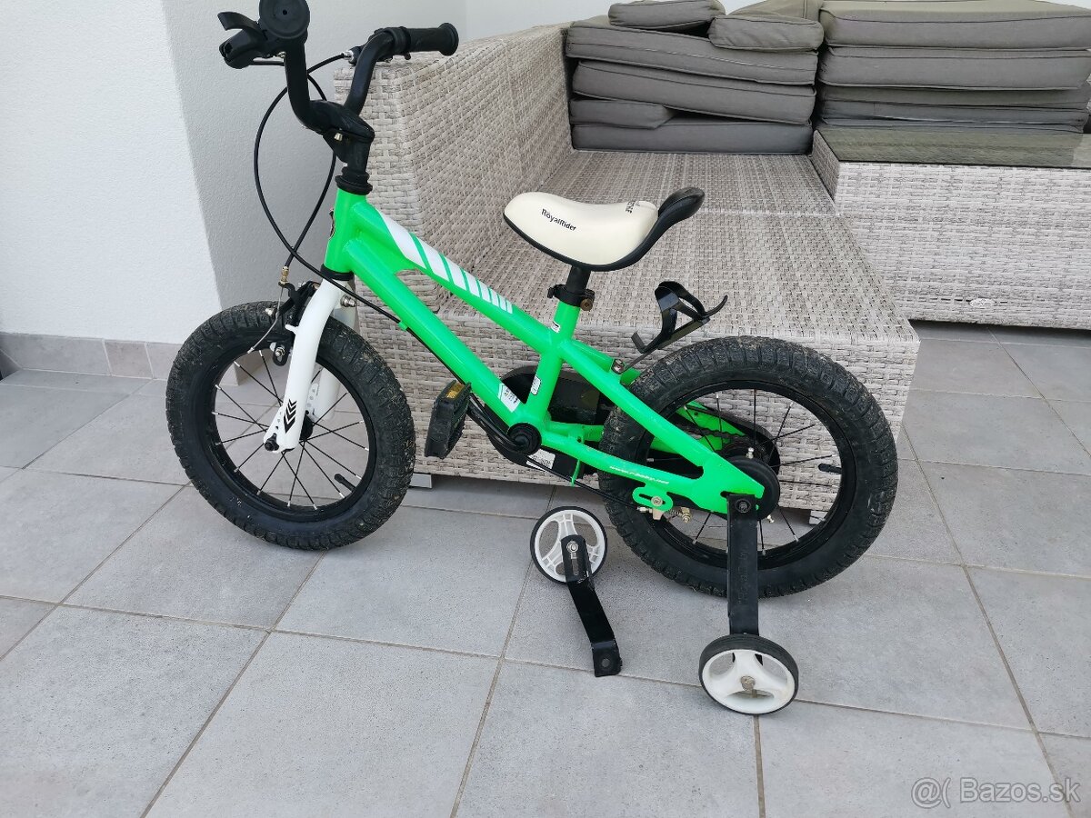 Detský bicykel RoyalBaby FREESTYLE 14" zelená (