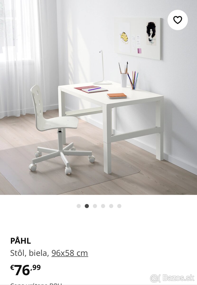 Rastúci detsky stôl PAHL